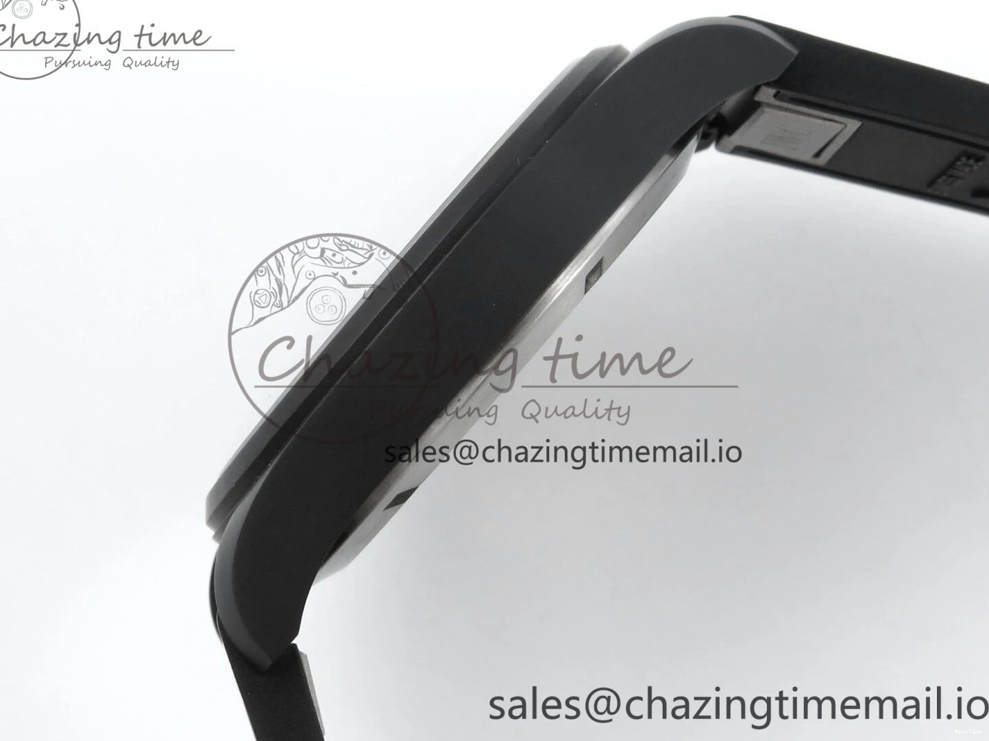 MIROTIME 0307 TravelReady Pilot IW326905 Black Aces M+F 1:1 Best Edition White Dial on Black Rubber Strap MY 7000